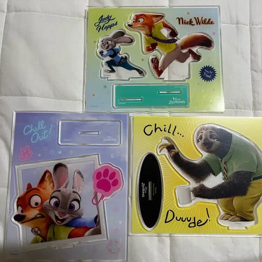 [BUNJANG] Zootopia Daiso Acrylic Stand Bundle Set / 주토피아 다이소 랜덤 아크릴 스탠드