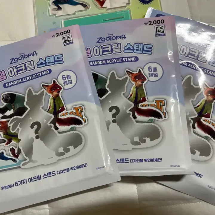 [BUNJANG] Zootopia Daiso Acrylic Stand Bundle Set / 주토피아 다이소 랜덤 아크릴 스탠드