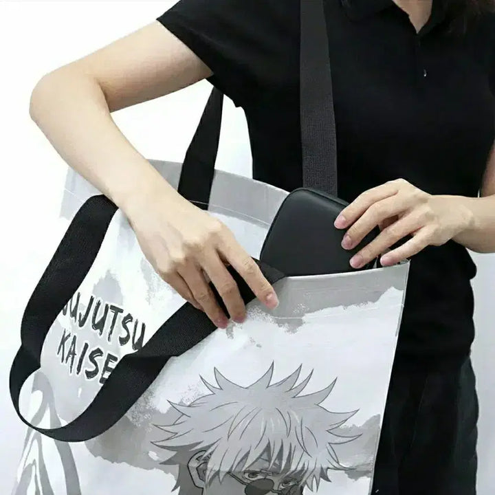 [BUNJANG] Jujutsu Kaisen Sukuna Reusable Notebook Bag Shoulder Bag / 주술회전 회옥 옥절 스쿠나 리유저블 회옥옥절 굿즈 노트북 가방 숄더백