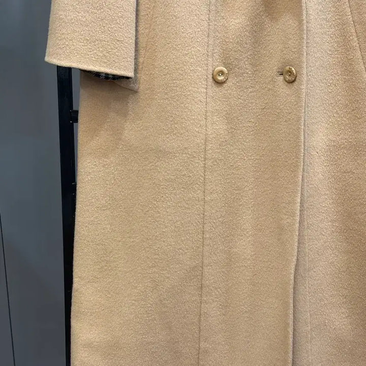 [BUNJANG] Burberrys Nova Check Double Wool Long Coat Camel / [L/100] 빈티지 버버리 노바체크 더블 울 롱 코트 카멜 24,9