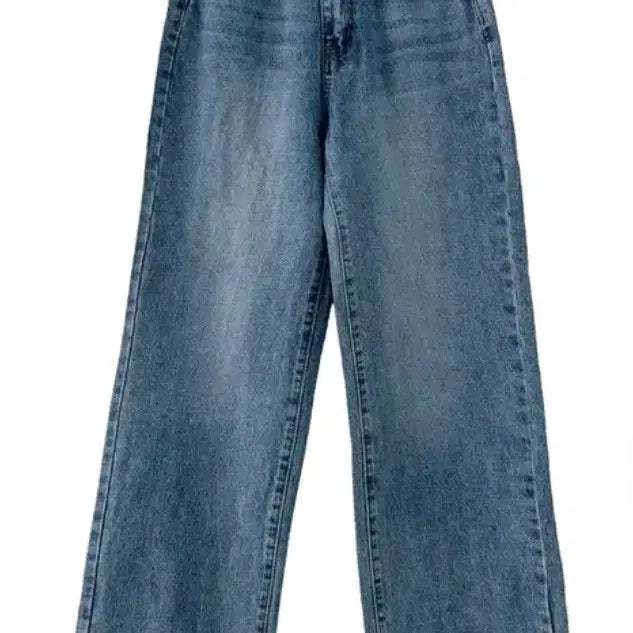 [BUNJANG] Ablly Morefit High Waist Wide Leg Denim Pants / 에이블리 모어핏 마켓 일자 와이드 하이웨스트 데님 팬츠