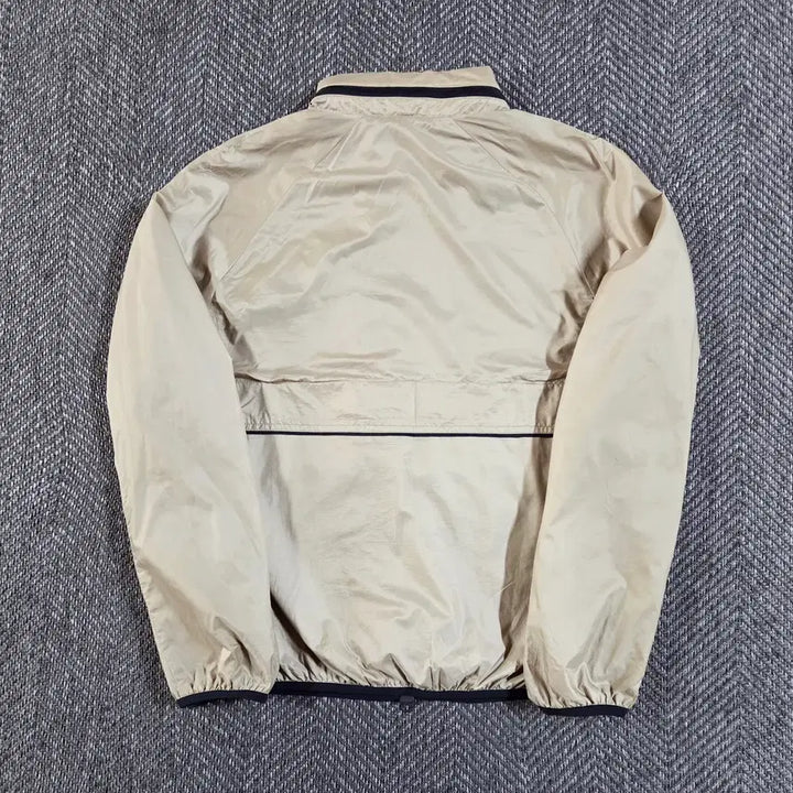 [BUNJANG] Nike Beige Woven Full-Zip Windbreaker Jacket / 나이키 베이지 우븐 풀집업 바람막이 자켓