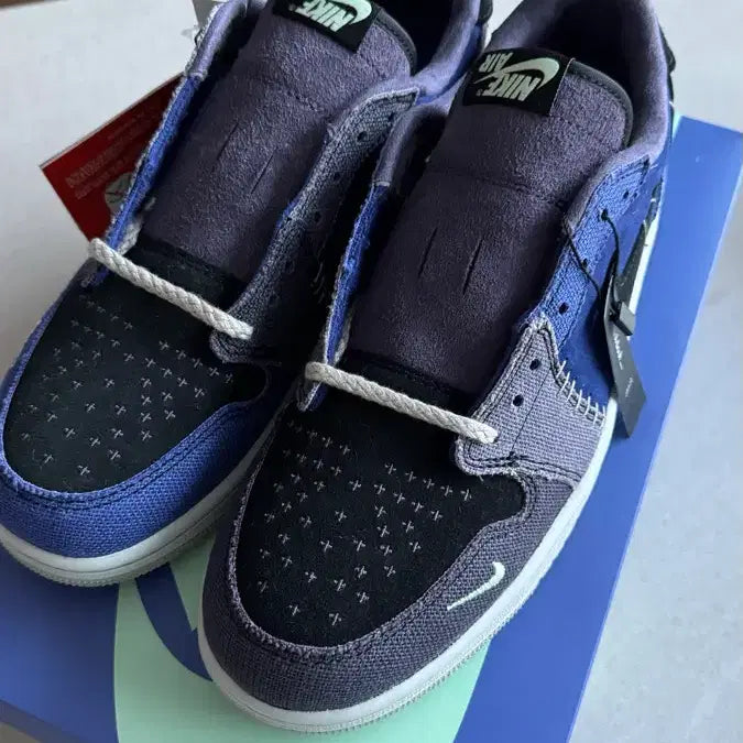 [BUNJANG] Nike Zion Williamson Air Jordan 1 Low Purple Sneakers / 자이언 부두 조던 1 로우