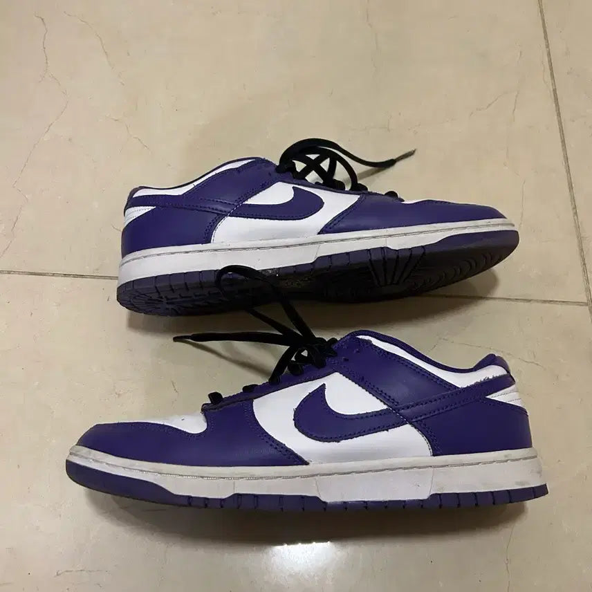 [BUNJANG] Nike Dunk Low Court Purple Sneakers / 나이키 덩크 로우 코트퍼플 275
