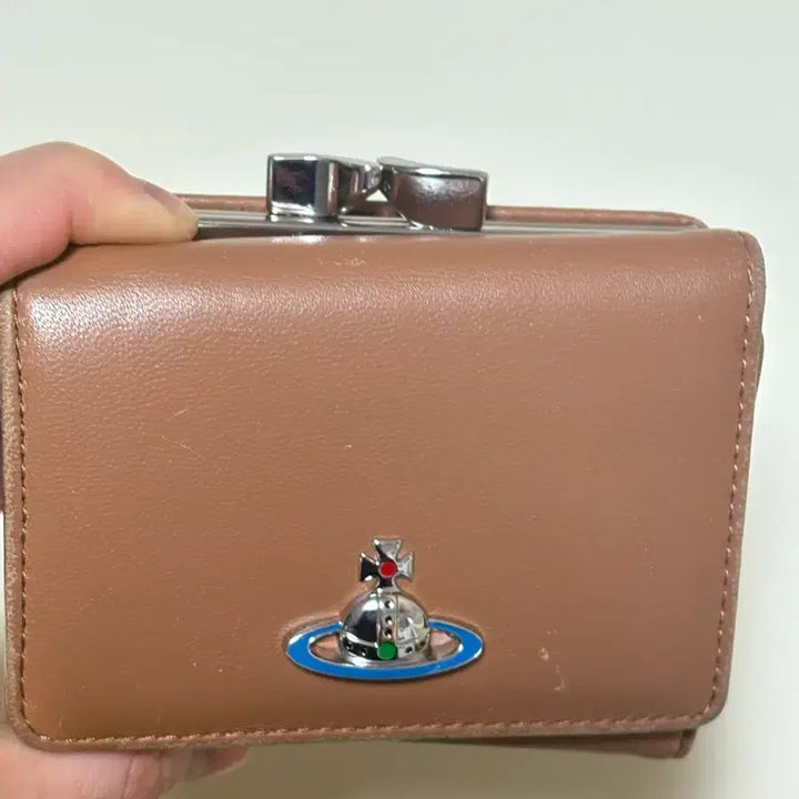 [BUNJANG] Vivienne Westwood Trifold Wallet - Brown / 비비안웨스트우드 3단 지갑 브라운