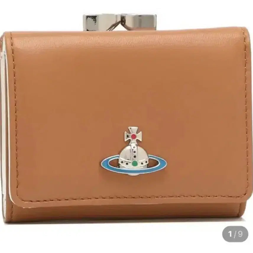 [BUNJANG] Vivienne Westwood Trifold Wallet - Brown / 비비안웨스트우드 3단 지갑 브라운