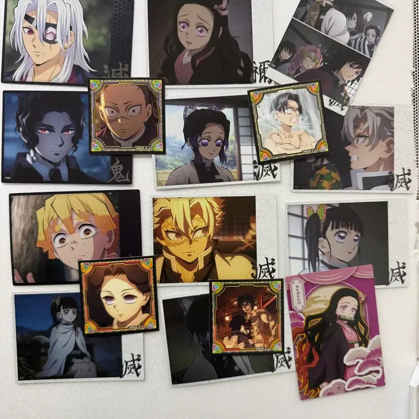 [BUNJANG] Demon Slayer Card &amp; Sticker Bundle Set / 귀칼 카드 + 스티커 일괄판매