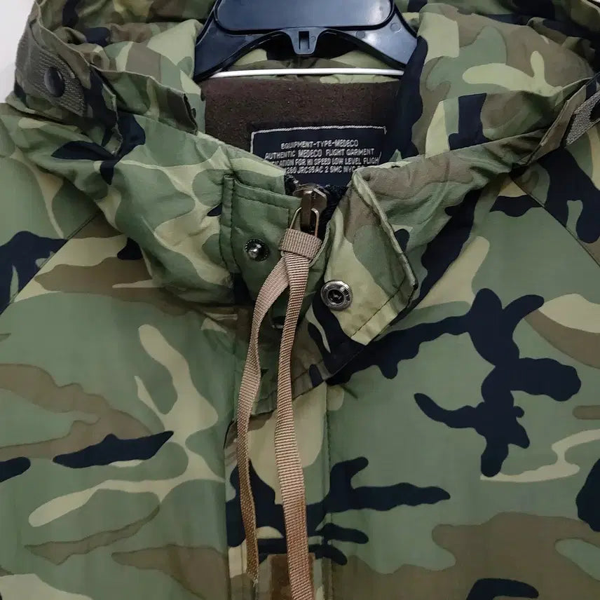 [BUNJANG] Medeco Camouflage Military Jacket / 메데코 M/100~105 카모플라주 밀리터리 자켓. 간절기용.