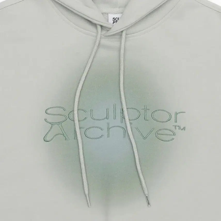 [BUNJANG] Sculptor Colour Logo Hoodie Pale Mint / 스컬프터 후드티 Colour Logo Hoodie Pale Mint