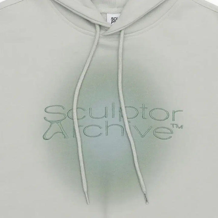 [BUNJANG] Sculptor Colour Logo Hoodie Pale Mint / 스컬프터 후드티 Colour Logo Hoodie Pale Mint