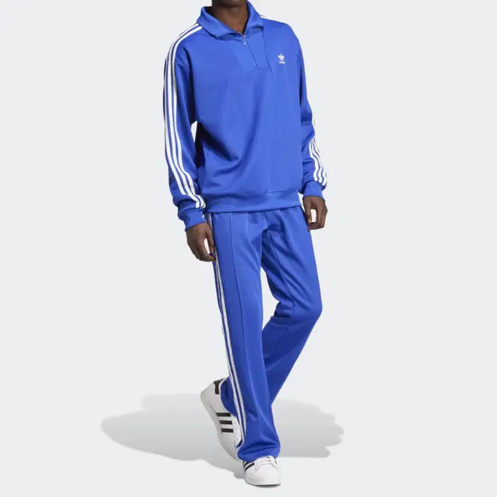 [BUNJANG] Adidas Funnel Neck Track Top (Blue) - 2XL / [새상품] 2XL) 아디다스 퍼널넥 트랙탑 블루