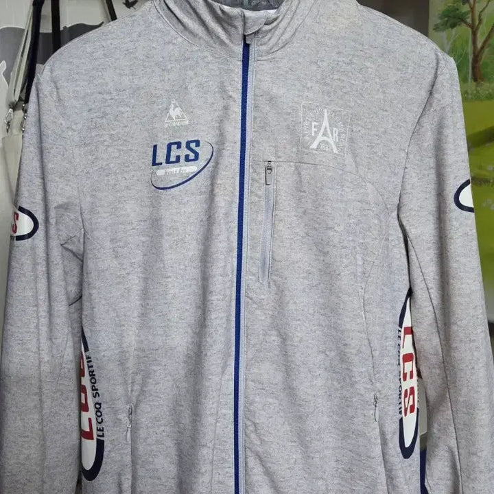 [BUNJANG] Le Coq Sportif Gray Track Jacket (Size 95) / 르꼬끄 스포르티브 그레이 트랙 자켓 95