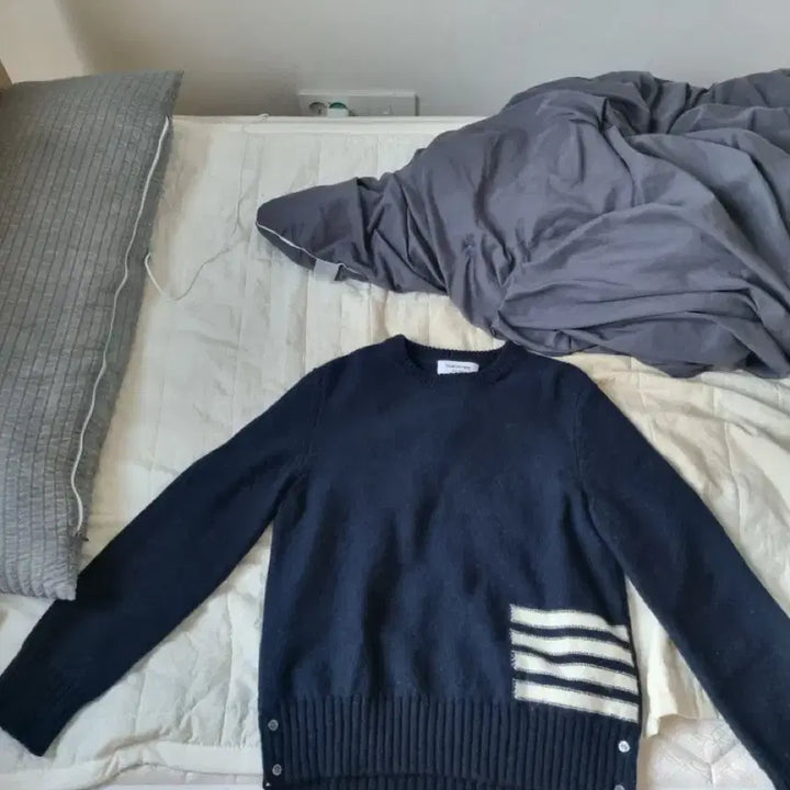 [BUNJANG] Thom Browne Intarsia Knit Sweater / (오케이몰정품) 톰브라운 인트라시아 니트