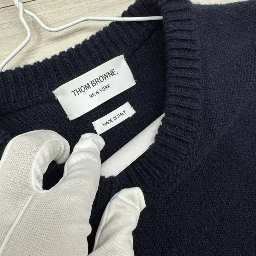 [BUNJANG] Thom Browne Intarsia Knit Sweater / (오케이몰정품) 톰브라운 인트라시아 니트