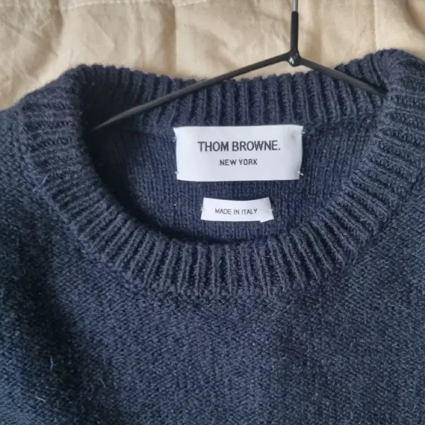 [BUNJANG] Thom Browne Intarsia Knit Sweater / (오케이몰정품) 톰브라운 인트라시아 니트