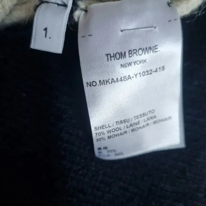 [BUNJANG] Thom Browne Intarsia Knit Sweater / (오케이몰정품) 톰브라운 인트라시아 니트