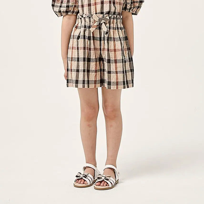 [BUNJANG] Daks Kids Seersucker Ribbon Pants (Size 150) / 닥스 키즈 신상 리본 시어서커 팬츠 150