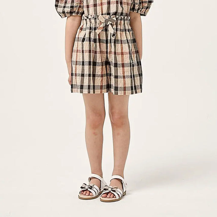 [BUNJANG] Daks Kids Seersucker Ribbon Pants (Size 150) / 닥스 키즈 신상 리본 시어서커 팬츠 150