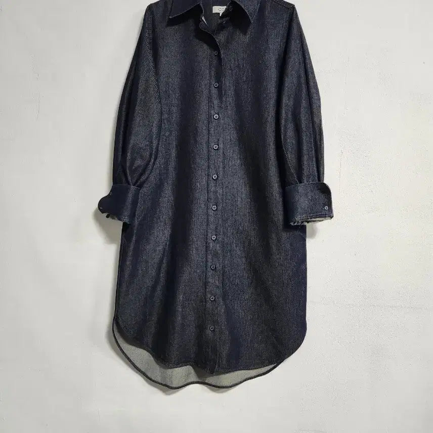 [BUNJANG] COS Oversized Denim Shirt Dress / COS코스 셔츠형 오버핏 데님 원피스 55반~66