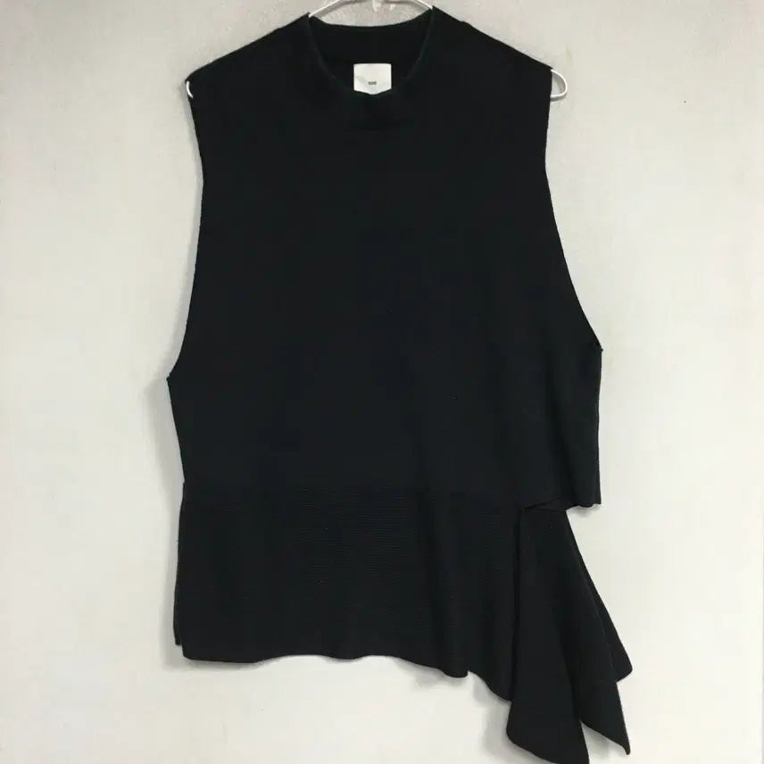 [BUNJANG] KUHO Cashmere Wool Asymmetric Vest / KUHO 구호 언발 캐시미어 울 조끼 S