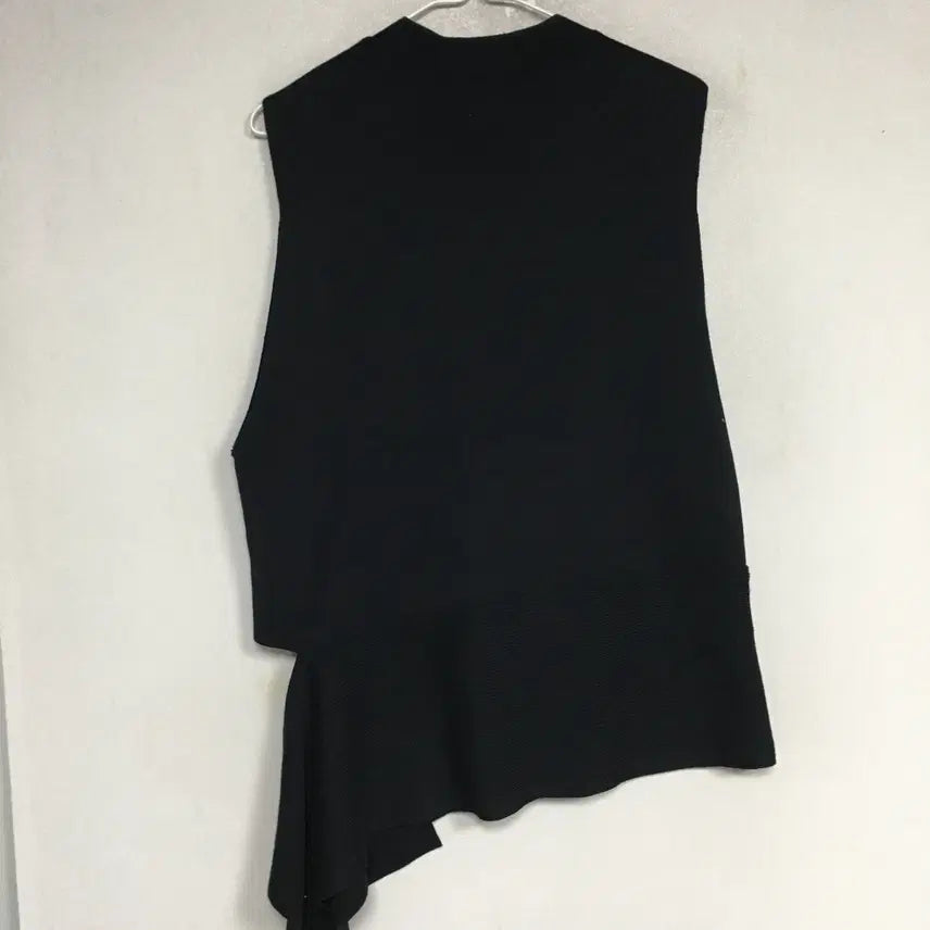 [BUNJANG] KUHO Cashmere Wool Asymmetric Vest / KUHO 구호 언발 캐시미어 울 조끼 S