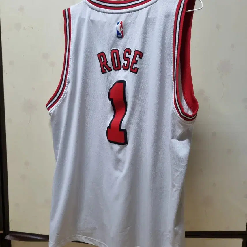 [BUNJANG] Adidas Chicago Bulls Derrick Rose Jersey Tank Top / [XXL] 아디다스 시카고 불스 져지 반팔 나시 티셔츠 110 데릭 로즈