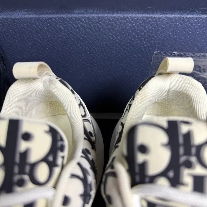 [BUNJANG] Dior B24 Oblique Cannage Motif White Sneakers / [40사이즈,20SS]디올 B24 오블리크 까나쥬 모티프 화이트 스니커즈