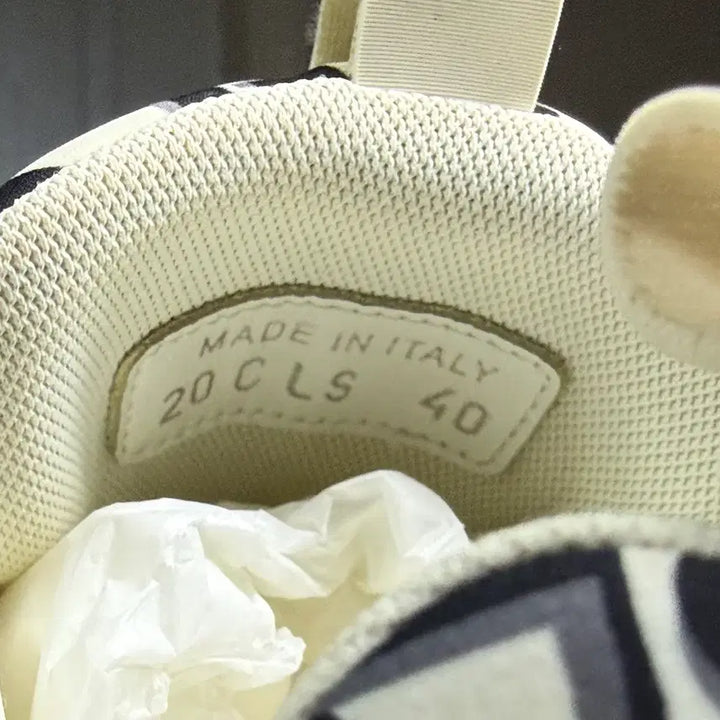 [BUNJANG] Dior B24 Oblique Cannage Motif White Sneakers / [40사이즈,20SS]디올 B24 오블리크 까나쥬 모티프 화이트 스니커즈