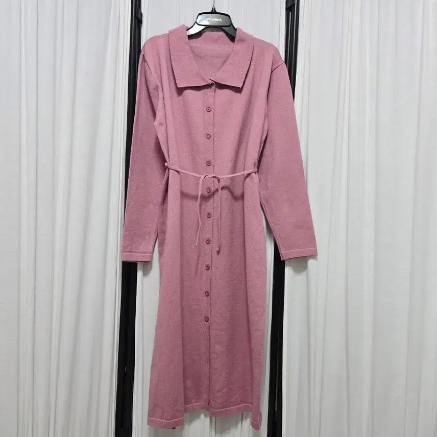 [BUNJANG] Pink Knit Dress / 핑크 니트 원피스