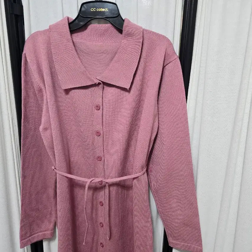 [BUNJANG] Pink Knit Dress / 핑크 니트 원피스