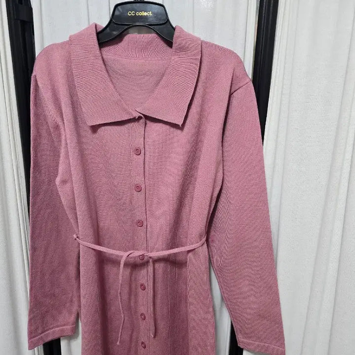 [BUNJANG] Pink Knit Dress / 핑크 니트 원피스