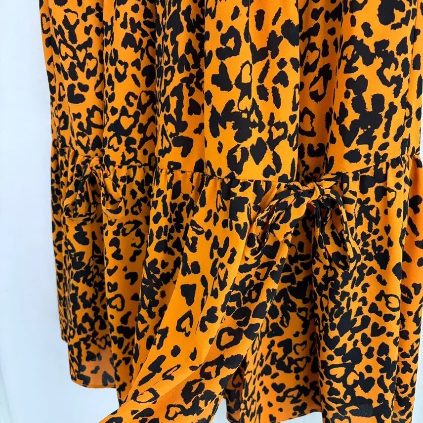 [SOLD OUT] 소니아리키엘 레오파드 밴딩 스커트