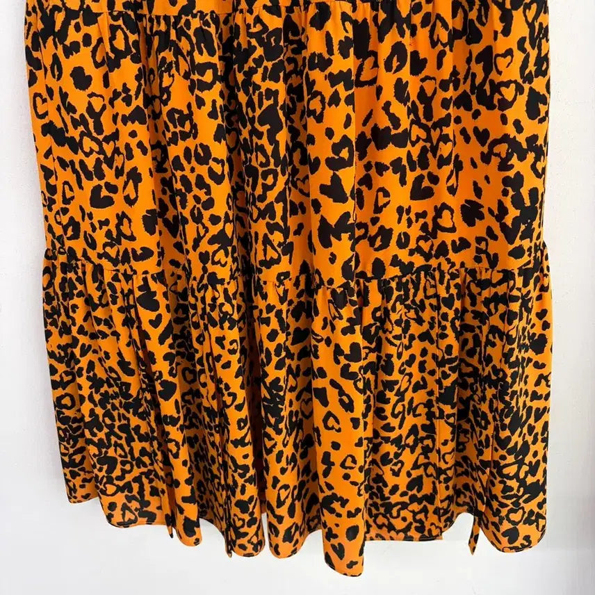 [SOLD OUT] 소니아리키엘 레오파드 밴딩 스커트