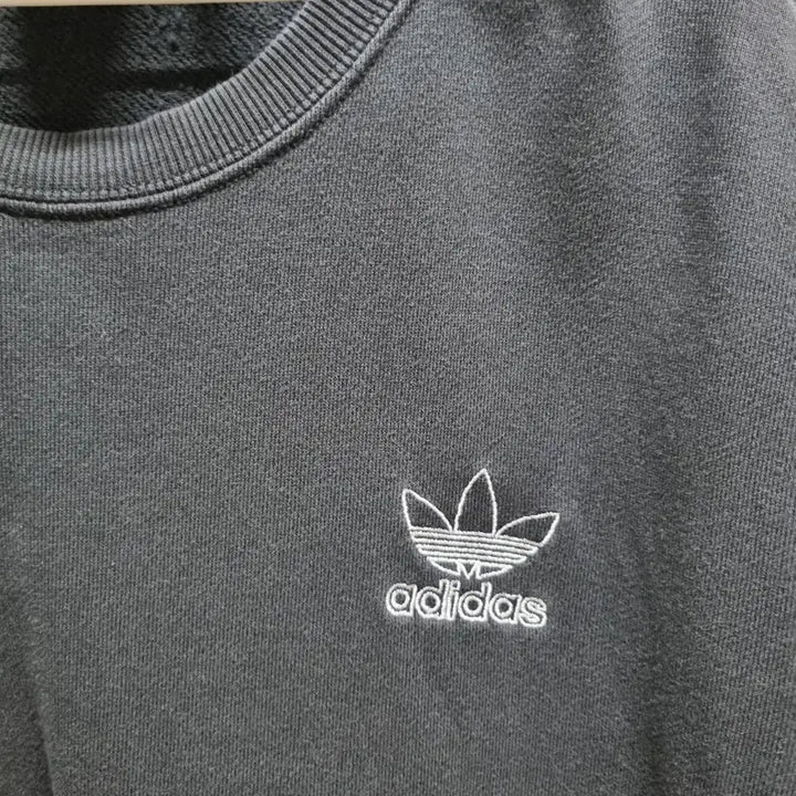 [BUNJANG] Adidas Sweatshirt Black Crewneck / [XL] 아디다스 스웻 스웨트 맨투맨 105 100 검정 블랙 발렌