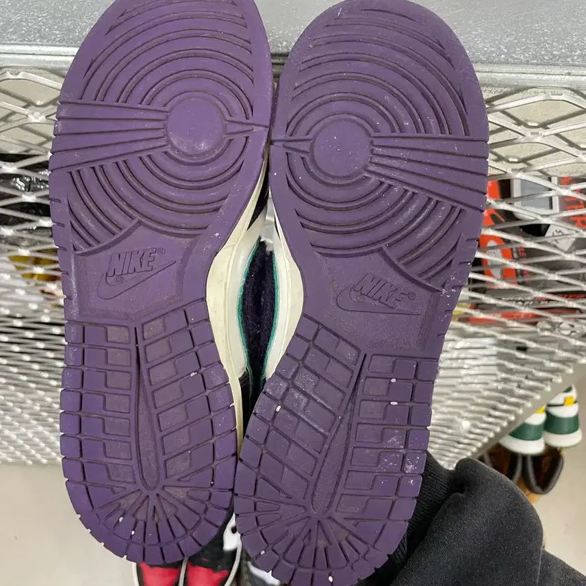 [BUNJANG] Nike Dunk Low Grand Purple 270 Sneakers / 나이키 덩크 로우 그랜드 퍼플 270