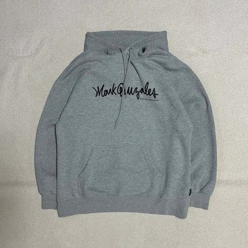 [BUNJANG] Mark Gonzales Hoodie (Gray, L) / 마크곤잘레스 후드티