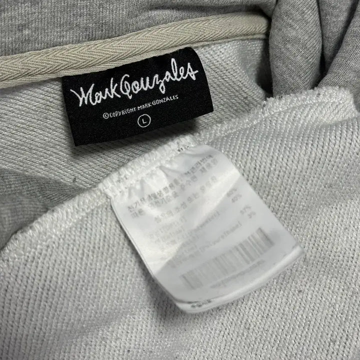[BUNJANG] Mark Gonzales Hoodie (Gray, L) / 마크곤잘레스 후드티