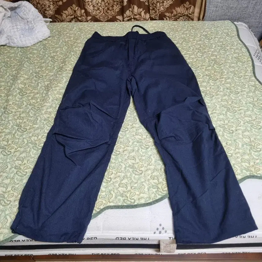 [BUNJANG] LafargeStore Linen Oversized Parachute Pants Navy Bermuda / [L] 라퍼지스토어 린넨 오버 파라슈트 팬츠 32 네이비 남색 버뮤다
