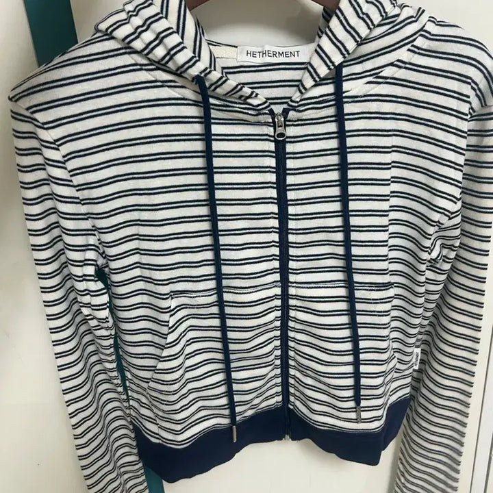 [BUNJANG] Headermint Striped Hoodie / 헤더먼트 스트라이프 후디