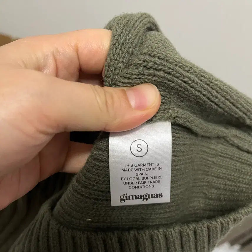 [BUNJANG] Gimaguas Ribbed Knit Sweater / 기마구아스 지퍼 디테일 골지 니트 S