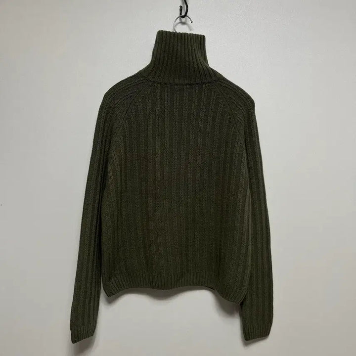 [BUNJANG] Gimaguas Ribbed Knit Sweater / 기마구아스 지퍼 디테일 골지 니트 S