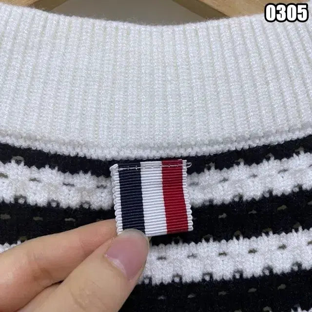 [BUNJANG] Thom Browne Navy Stripe Cardigan / S 톰브라운 네이비 스트라이프 가디건