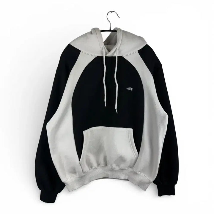 [BUNJANG] Niceghostclub Color Block Hoodie S / S) 나이스고스트클럽 배색 후드 티