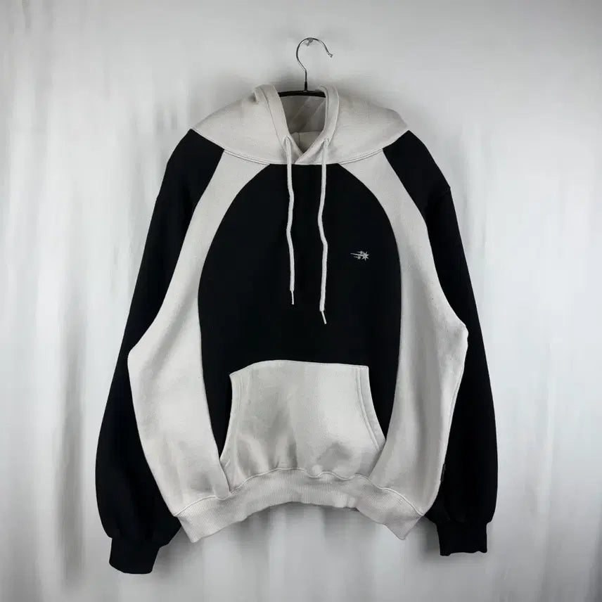 [BUNJANG] Niceghostclub Color Block Hoodie S / S) 나이스고스트클럽 배색 후드 티