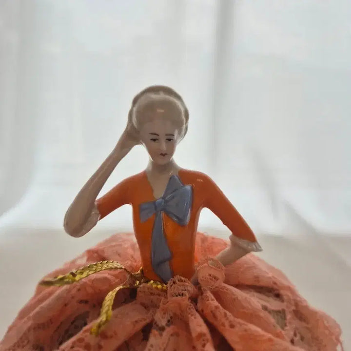 [BUNJANG] Vintage Half Doll Pincushion Figurine / A213 빈티지 하프돌 핀쿠션 피겨린