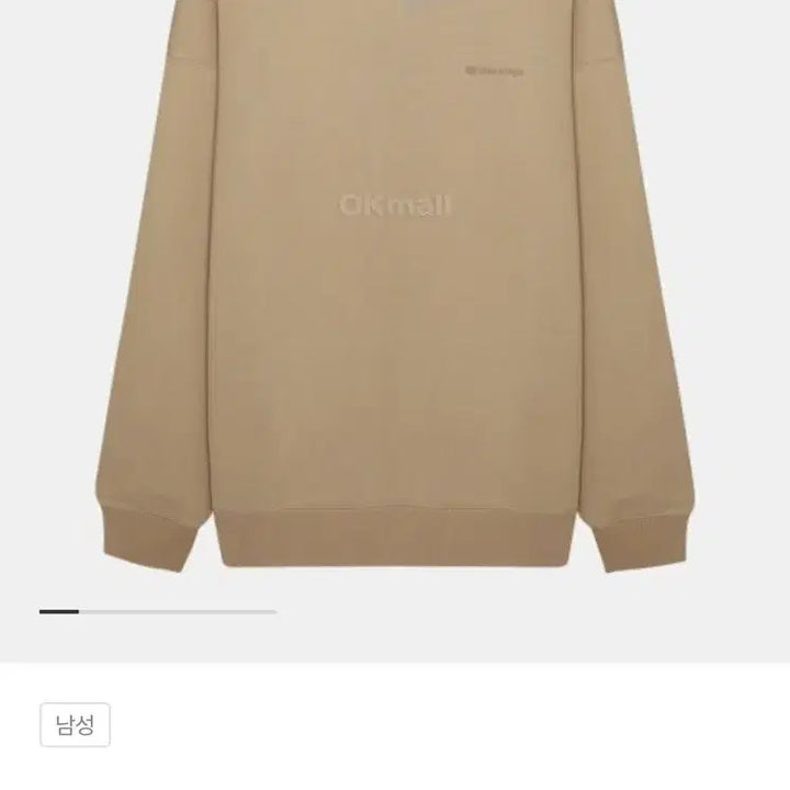 [BUNJANG] Balenciaga Logo Mock Neck Sweatshirt - Beige / 발렌시아가 로고 모크넥 스웨트셔츠 -베이지