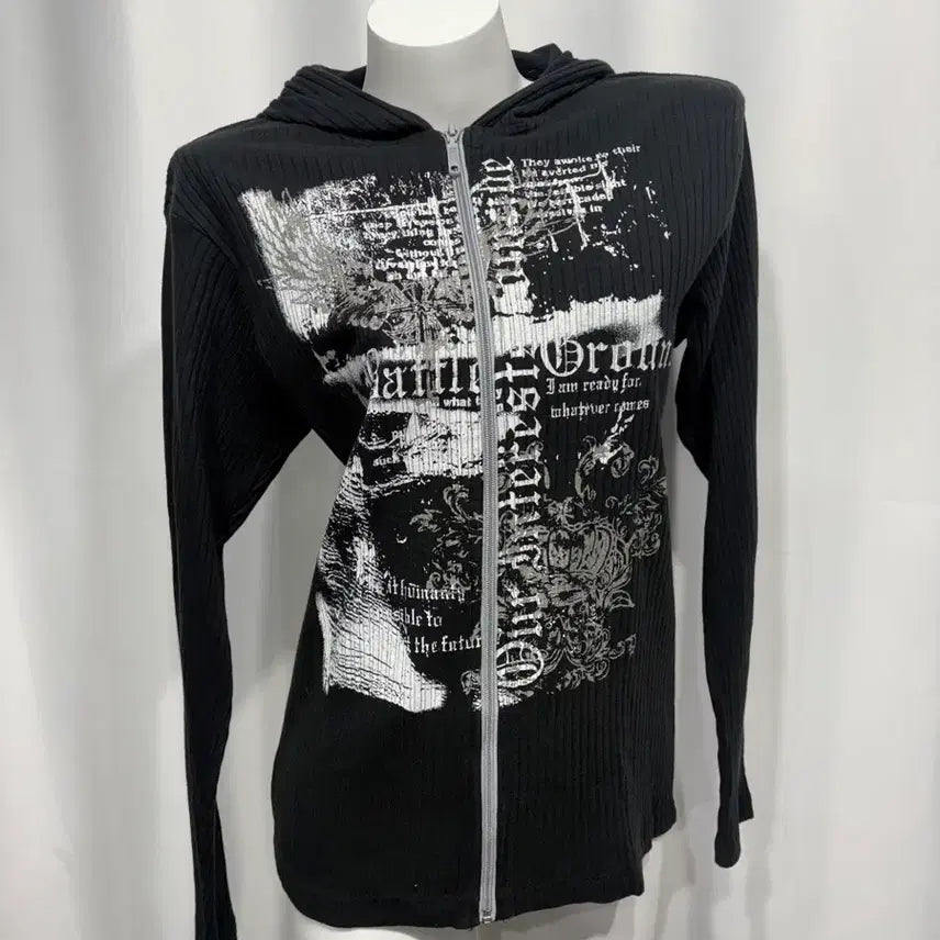 [BUNJANG] Japanese Printed Hoodie / 재패니즈 프린팅 후디
