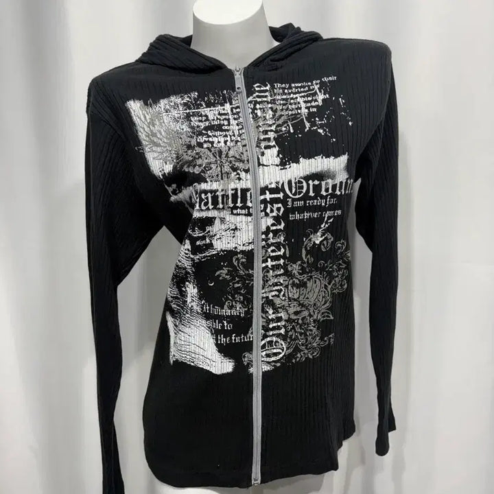 [BUNJANG] Japanese Printed Hoodie / 재패니즈 프린팅 후디