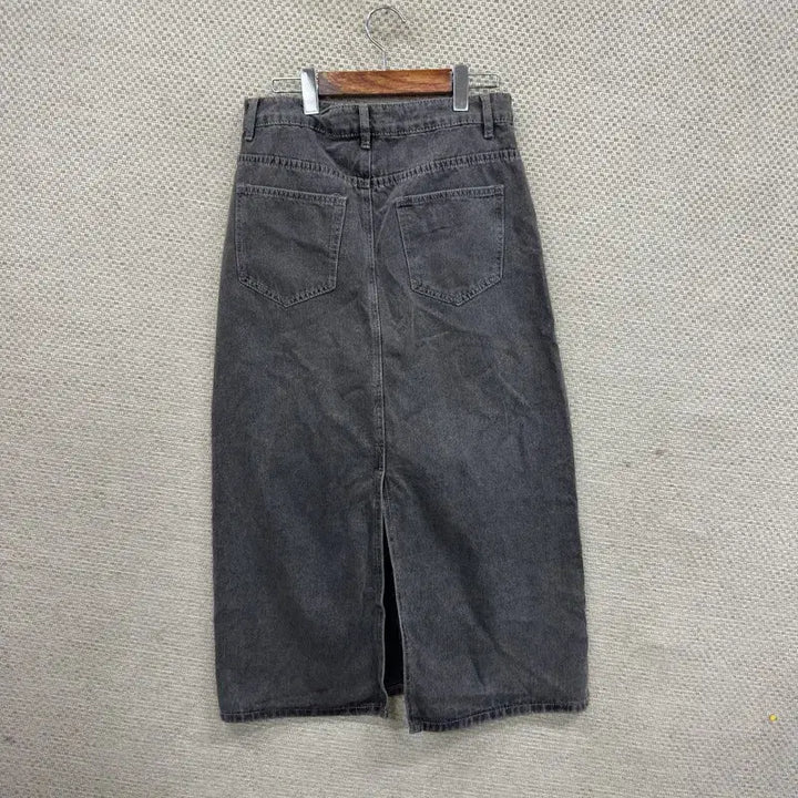 [SOLD OUT] 빈티지 그레이진 데님 스커트 XL M13444
