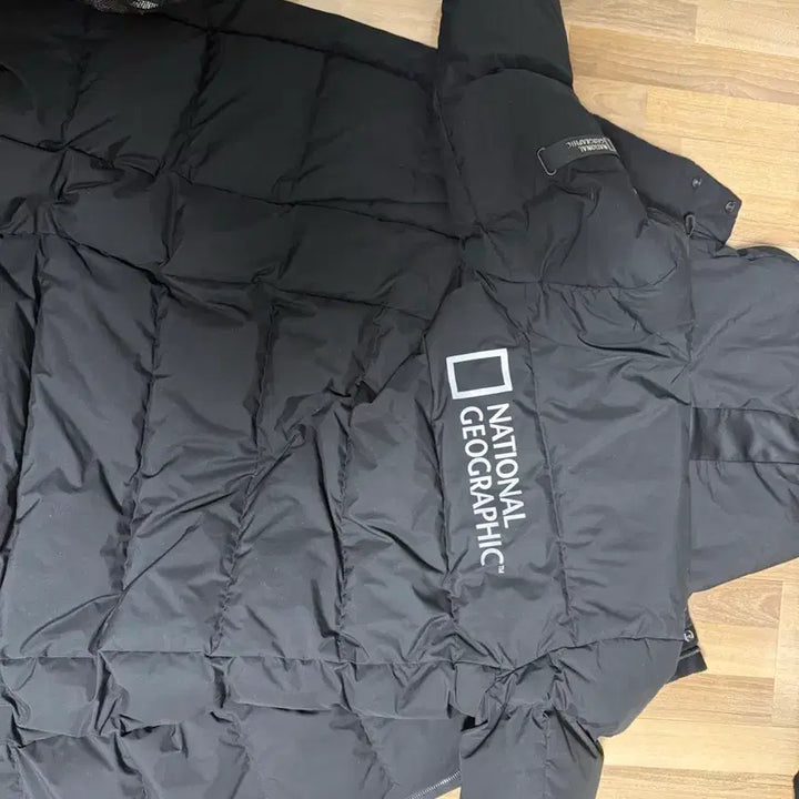 [BUNJANG] National Geographic Long Padded Jacket (M) Black / 내셔널 지오그래픽 롱패딩 M 블랙 판매